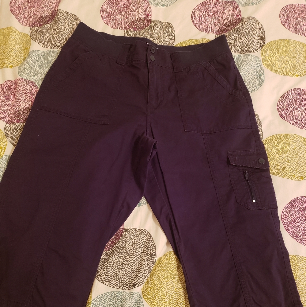 Lee Easy fit capri Navy Blue 12 NWOT